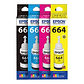 Botella Tinta Epson T664 color Magenta - recarga original - Miniatura 2