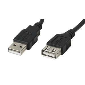 Cable Alargador Xtech con conector USB 2.0 M-A a H-A 1.8mts