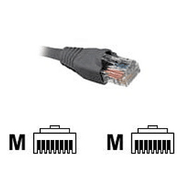 Nexxt cable de interconexión - 90 cm - gris