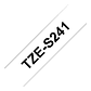 Brother TZe-S241 - tipo laminado - 1 bobina(s) - rollo (1,8 cm x 8 m) - Miniatura 3