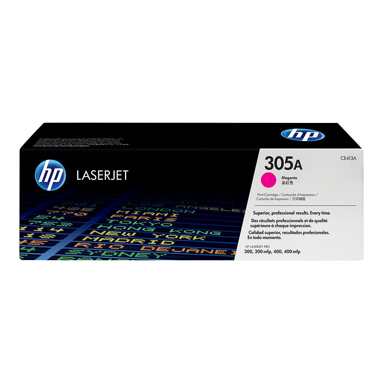 Cartucho de Tóner HP 305A magenta original LaserJet (CE413A) 2