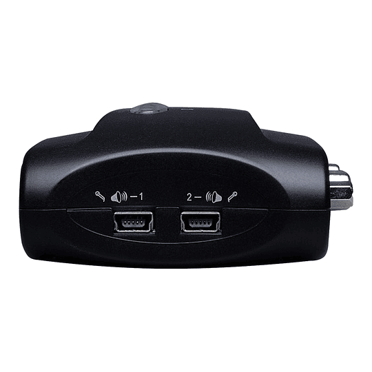 Tripp Lite 2-Port Desktop Compact USB KVM Switch with Audio & Cable Kit - conmutador KVM - 2 puertos