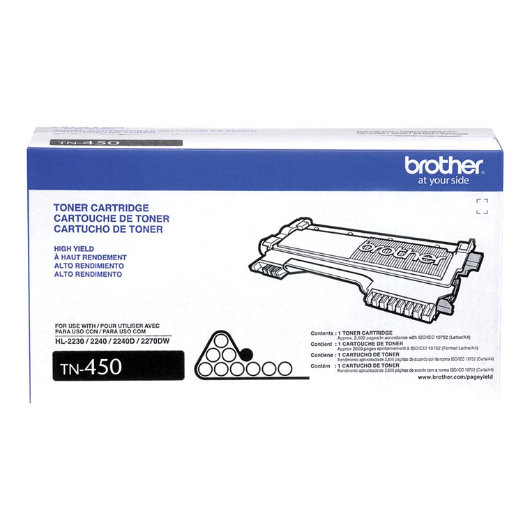 Cartucho de tóner Brother TN-450 negro 3