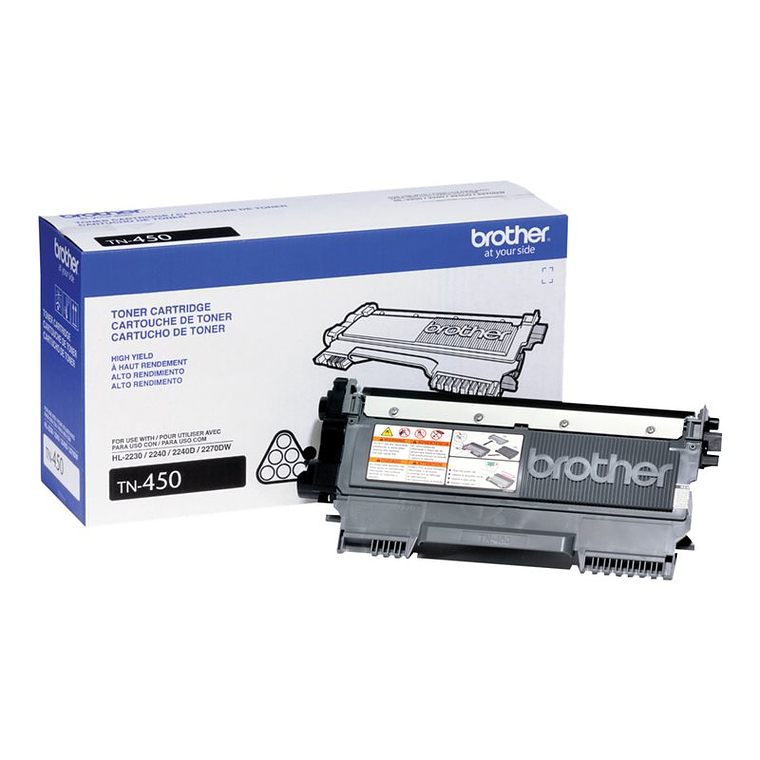 Cartucho de tóner Brother TN-450 negro 1