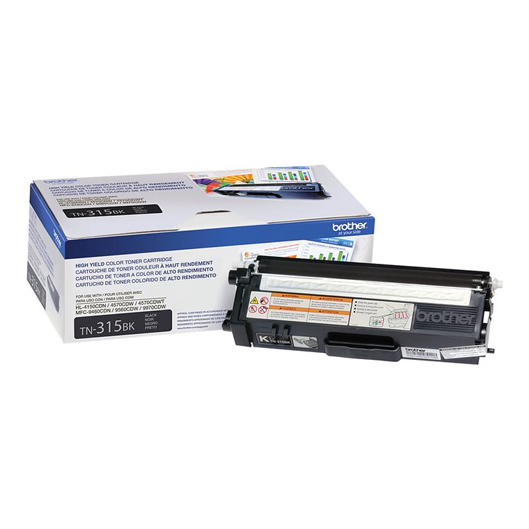 Cartucho de tóner Brother TN-315BK color negro  2