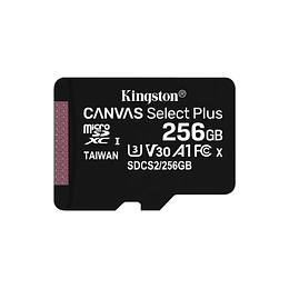 Memoria MicroSDXC 256GB Canvas Select Plus 100R/85R, Class 10 UHS-I