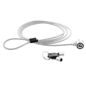 Cable de Seguridad con Llave para Computador Portátil Xtech, Largo 1.8m
