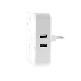 Protector de sobretensión inteligente Wi-Fi 220V Cuatro salidas con USB para carga