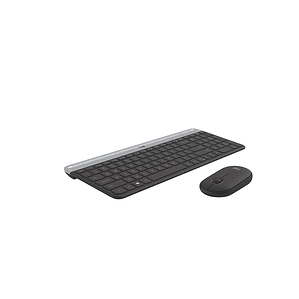 Kit Teclado + Mouse Logitech MK470  Wireless, Grafito