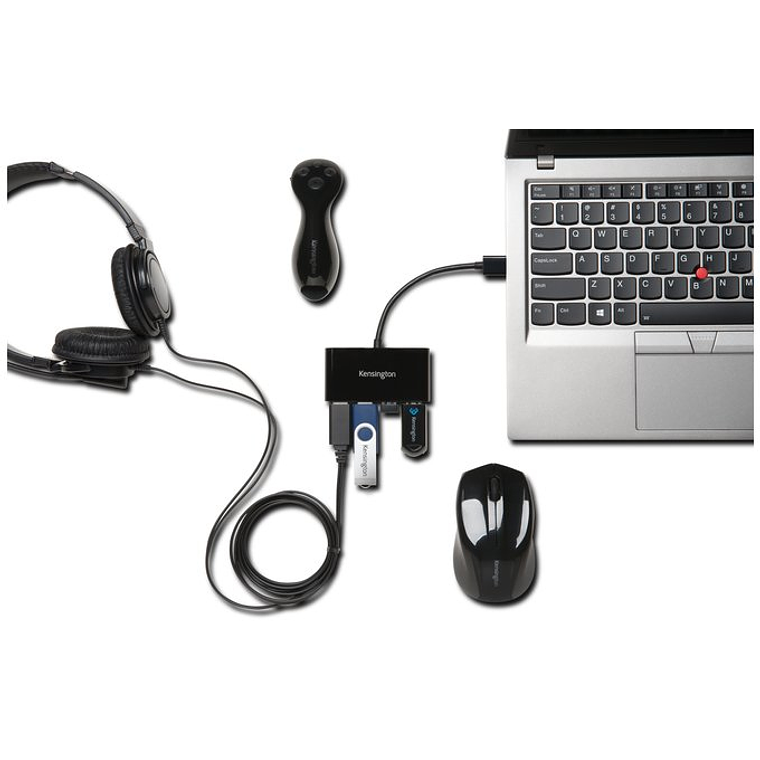 Hub Kensington UH4000 4 x SuperSpeed USB 3.0 2