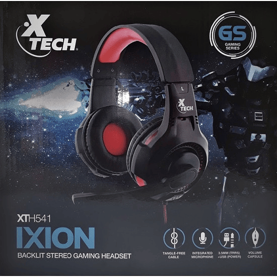 Xtech - Audífonos Stereo iluminados para videojuegos