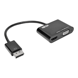 Tripp Lite DisplayPort to HDMI VGA Adapter Converter 4K x 2K @ 24/30Hz DP to HDMI VGA DPort 1.2