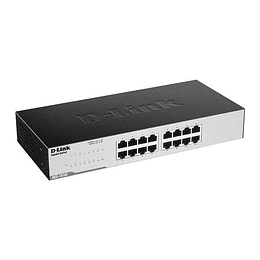 Switch 16 puertos D-Link DGS 1016C - Conmutador sin gestionar 10/100/1000 