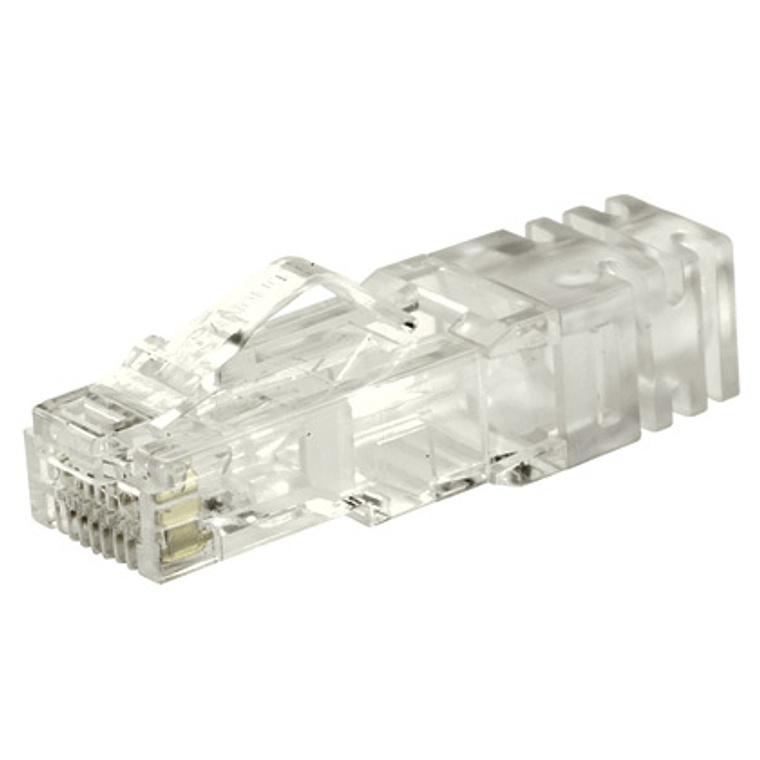 Enchufe Modular Panduit de 8 Posiciones y 8 Hilos, Categoría 6, Cable de Cobre UTP 1