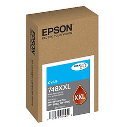 Cartucho de tinta Epson 748XXL color Cian T748XXL220-AL