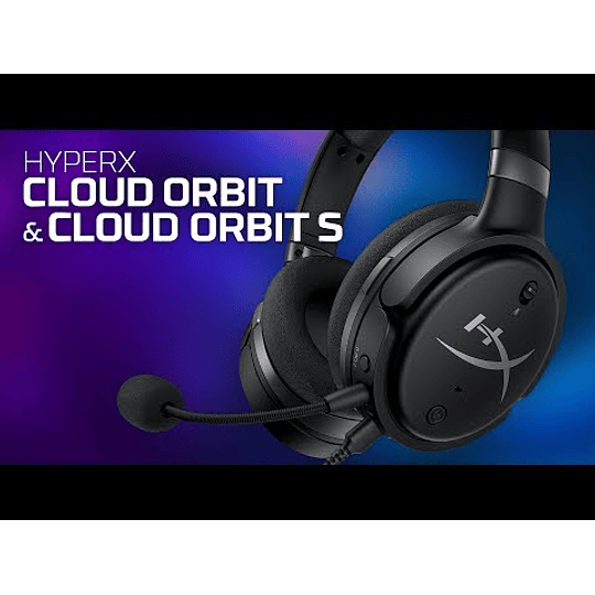 Audífono Gamer HyperX Cloud Orbit S, Audio 3D inmersivo Waves Nx™, seguimiento de cabeza Waves