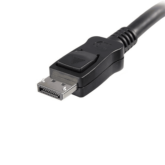 Cable de 2m Certificado DisplayPort 1.2 4k con Cierre de Seguridad - 2x Macho DP