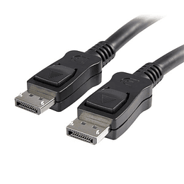 Cable 3m DisplayPort 1.2 4k con Cierre