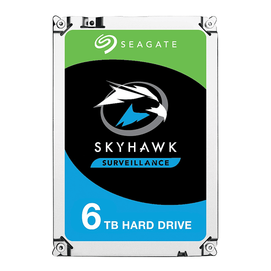 Disco Duro 6TB interno | Seagate Skyhawk 3.5“ SATA, 6 Gb/s