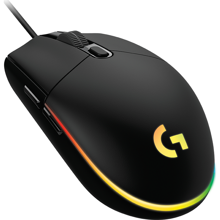 Mouse Gamer Logitech G203 RGB LIGHTSYNC, 6 botones programables, 8.000 DPI, Black 4