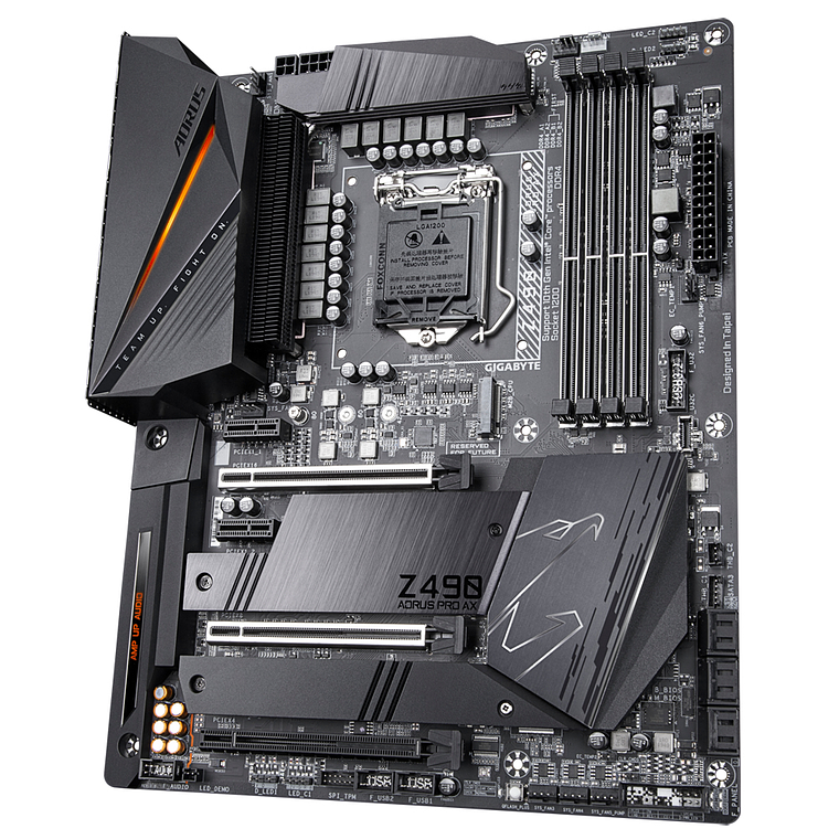 Placa Madre Z490 AORUS Pro AX | DDR4, LG1200, Dual M.2, SATA 6Gb/s, WIFI 6, ATX 3