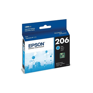 Cartucho de Tinta Epson 206 color cian T206220-AL