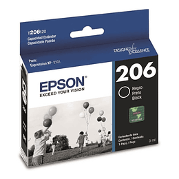 Cartucho de Tinta Epson T206 color Negro T206120-AL