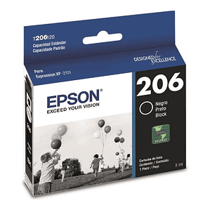 Cartucho de Tinta Epson T206 color Negro T206120-AL
