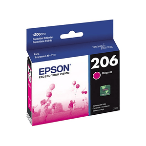 Cartucho de tinta Epson T206 color Magenta 