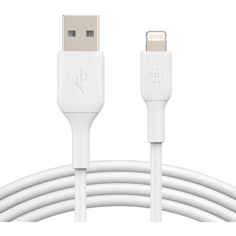 Cable Belkin Boost Charge Lightning a USB tipo A (3.3 ', blanco) 2
