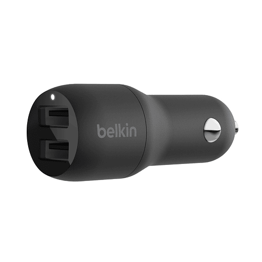 Belkin - Adaptador de corriente para el coche - 24 vatios - 4.8 A - 2 conectores de salida (USB) 