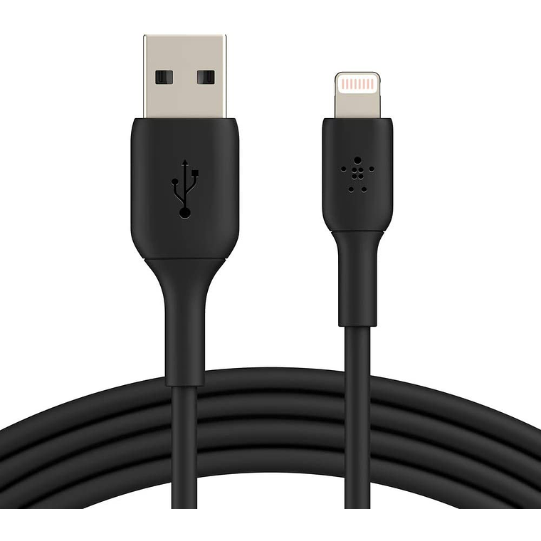 Cable Lightning de Belkin -Cable de carga para iPhone con certificación MFi, PVC 3