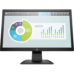 Monitor 19.5" HP P204 - LED-backlit LCD monitor - 1600 x 900 - TN - HDMI / VGA (DB-15) - Negro