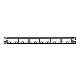 Panduit cp24bly 24 puertos Panel de conexión plana, color negro