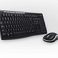 Kit Combo Teclado y Mouse Inalámbrico Logitech MK270, USB, Negro - Miniatura 3