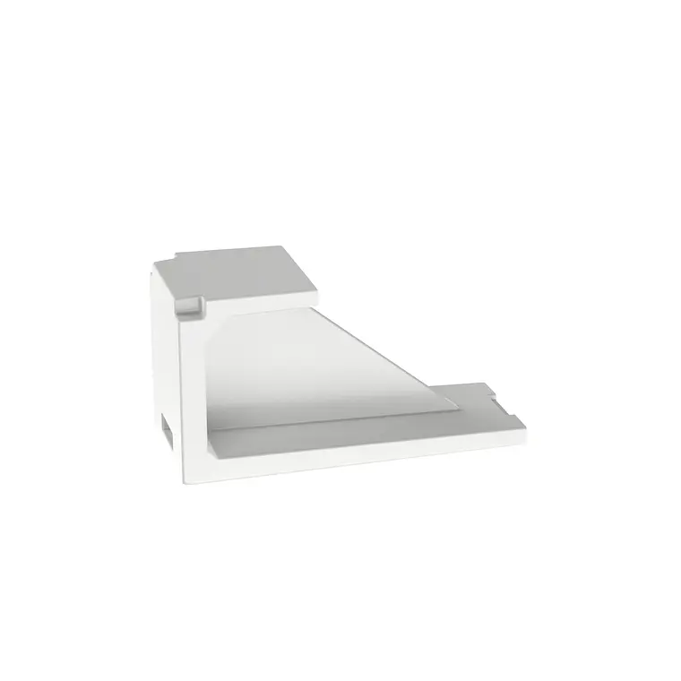 Módulo de tapa ciega (Inserto Ciego), Mini-Com, Color Blanco 3