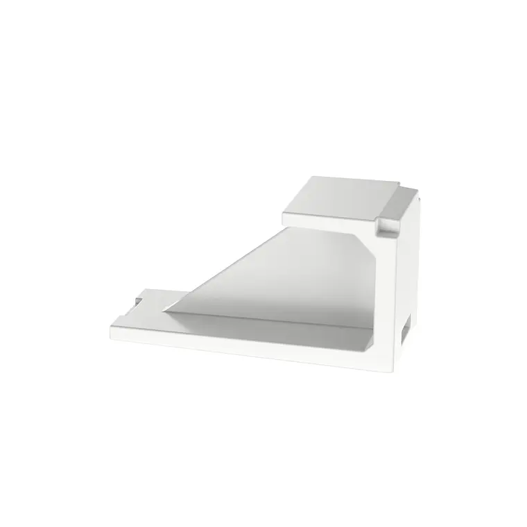 Módulo de tapa ciega (Inserto Ciego), Mini-Com, Color Blanco 4