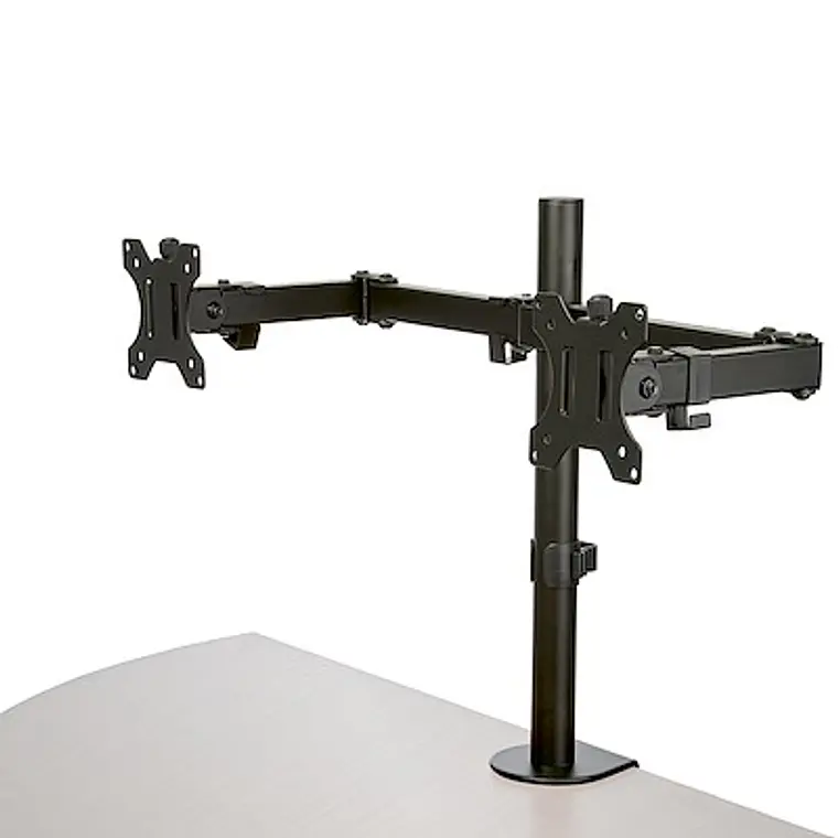 Soporte de Escritorio para 2 Monitores - Brazo Articulado y Ergonómico para Monitores de hasta 32