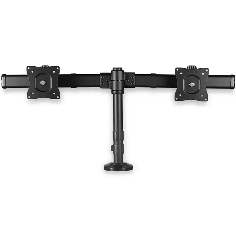 Brazo para Escritorio de Dos Monitores - con Barra Horizontal - Soporte de Mordaza/Ojal para Escritorio  4