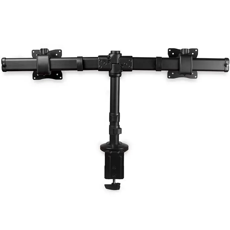 Brazo para Escritorio de Dos Monitores - con Barra Horizontal - Soporte de Mordaza/Ojal para Escritorio  5