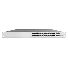 Switch 24 puertos Cisco Meraki Cloud Managed MS120-24P - Conmutador Gestionado 10/100/1000 + 4 x Gigabit SFP 