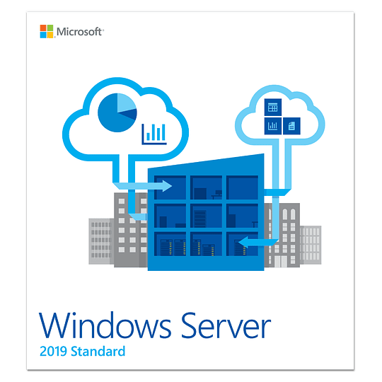 Microsoft Windows Server 2019 Standard - Licencia - 16 núcleos - OEM - ROK - Multilingual