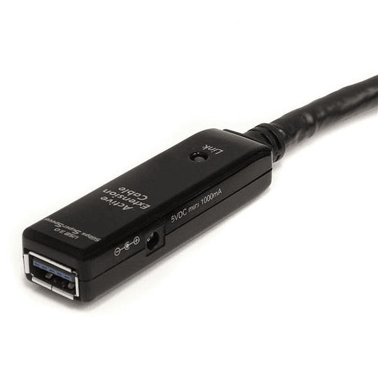 StarTech.com - Cable 15m Extensión Alargador USB 2.0 Activo Amplificado -  Macho a Hembra USB A - Negro