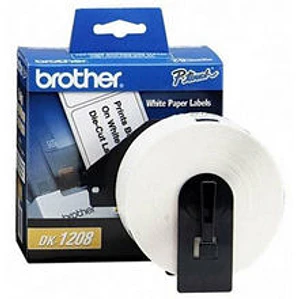 Brother Etiqueta de Dirección DK1208, 400 Etiquetas de 1.5'' x 3.5'', Blanco