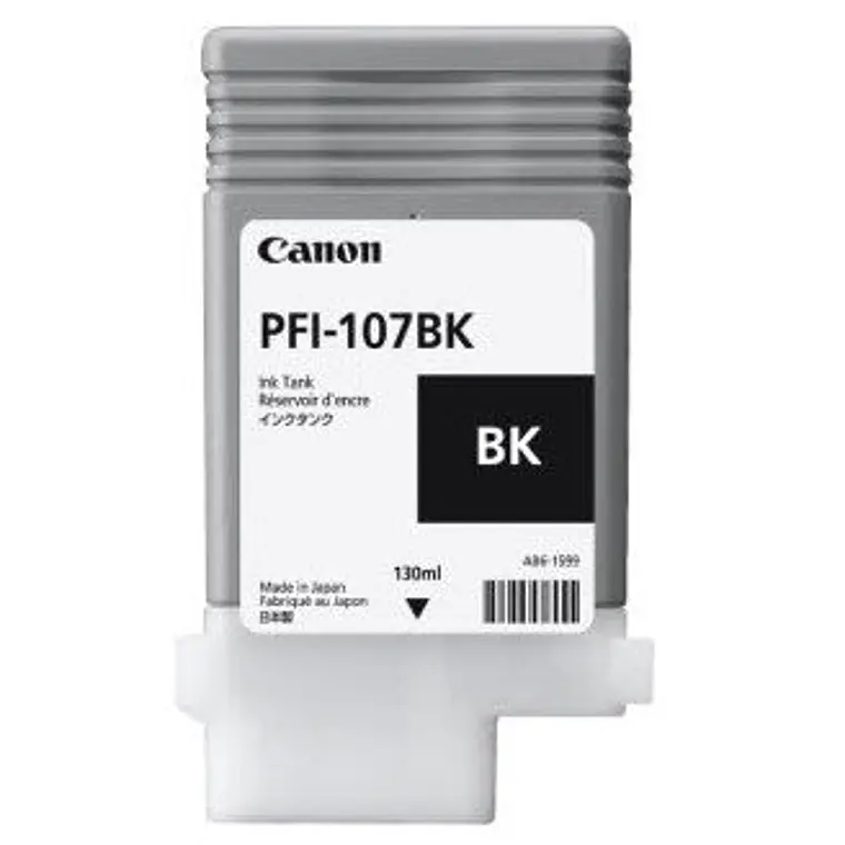 Cartucho de Tinta Canon PFI-107 BK color Negro 1
