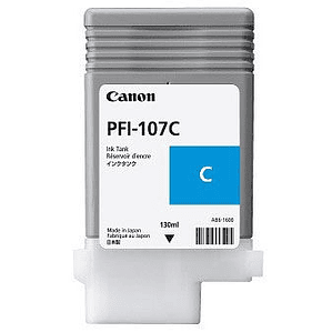 Cartucho de Tinta Canon PFI-107C color Cian 