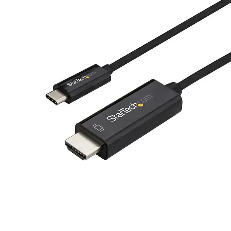 Cable Adaptador de 1m USB-C a HDMI 4K 60Hz - Negro - Cable USB Tipo C a HDMI - Cable Conversor de Video USBC 1