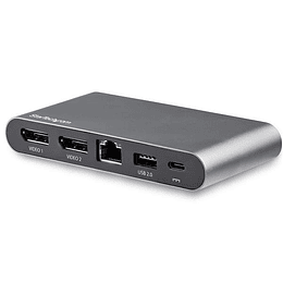 Docking Station USB-C de Dos Monitores para Ordenadores Portátiles Windows