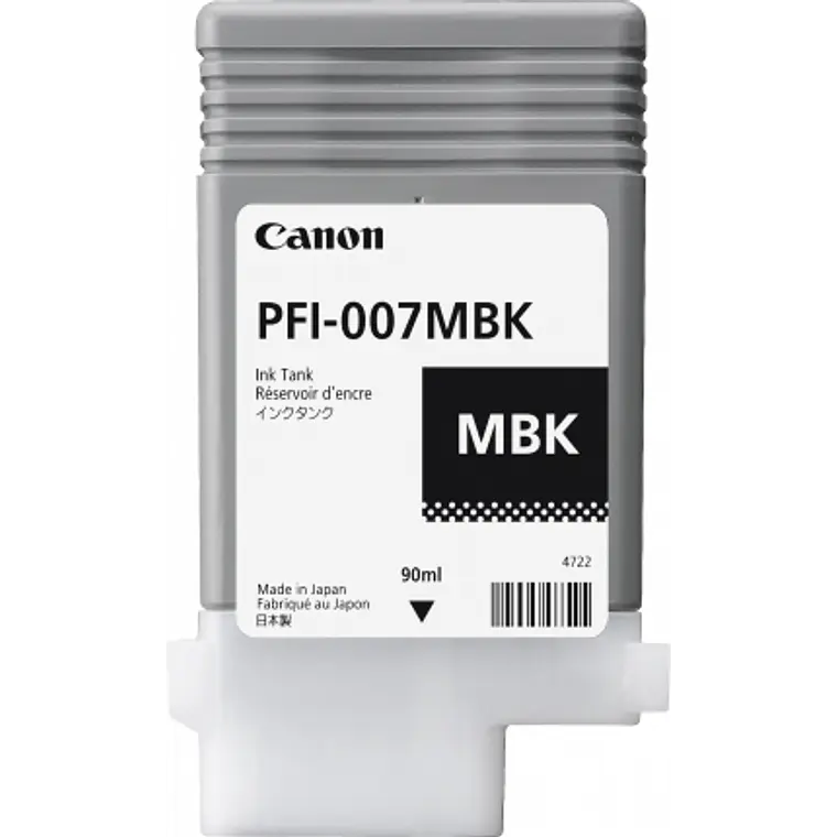 Cartucho de Tinta Canon PFI-007 color Negro  1