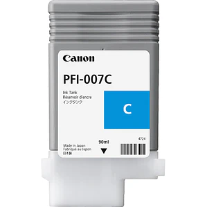 Cartucho de Tinta Canon PFI-007C Color Cian 90ml